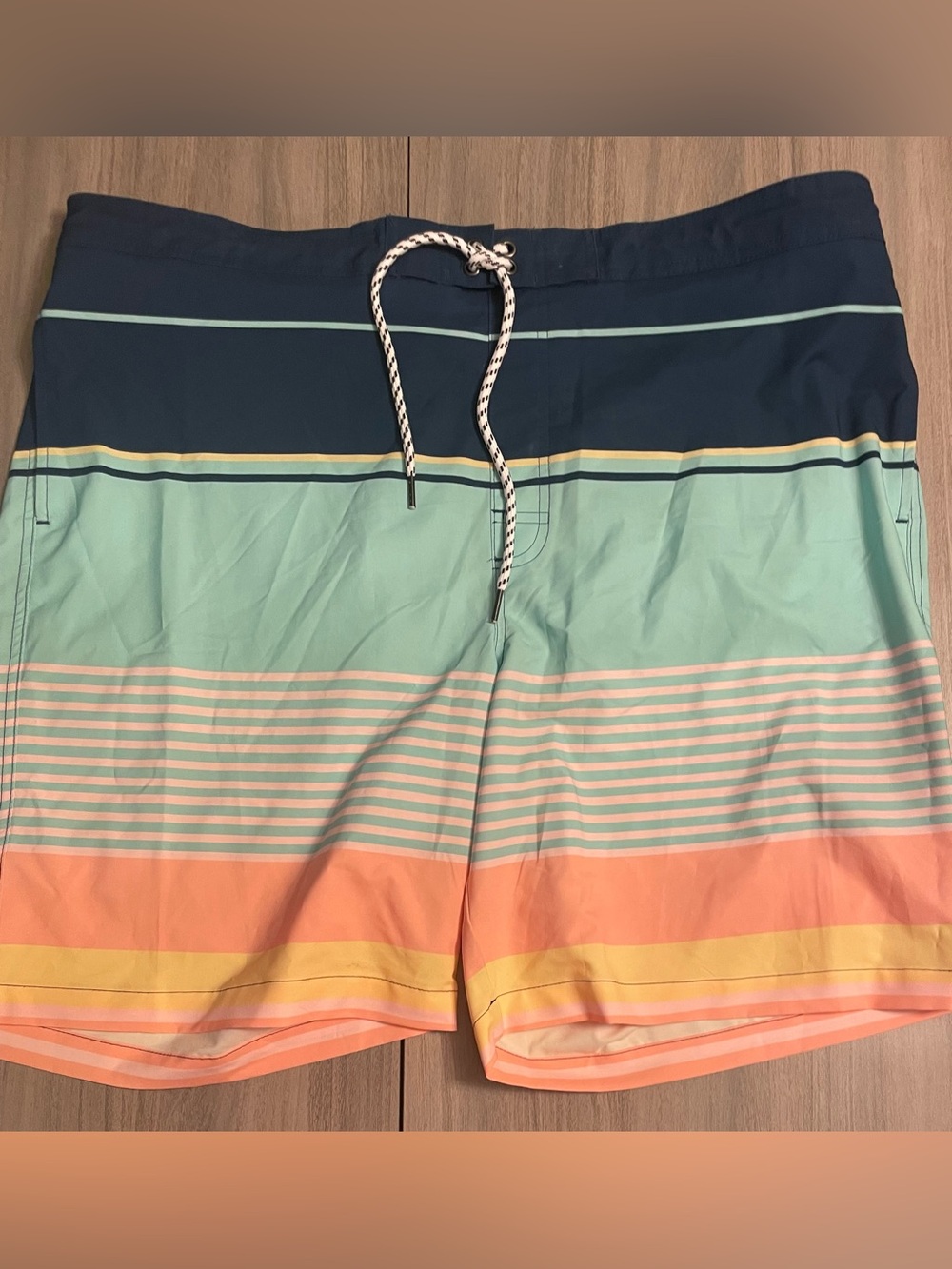 XXL Sonoma Striped Swim Trunks | Colorblock Board Shorts | Beach & Pool